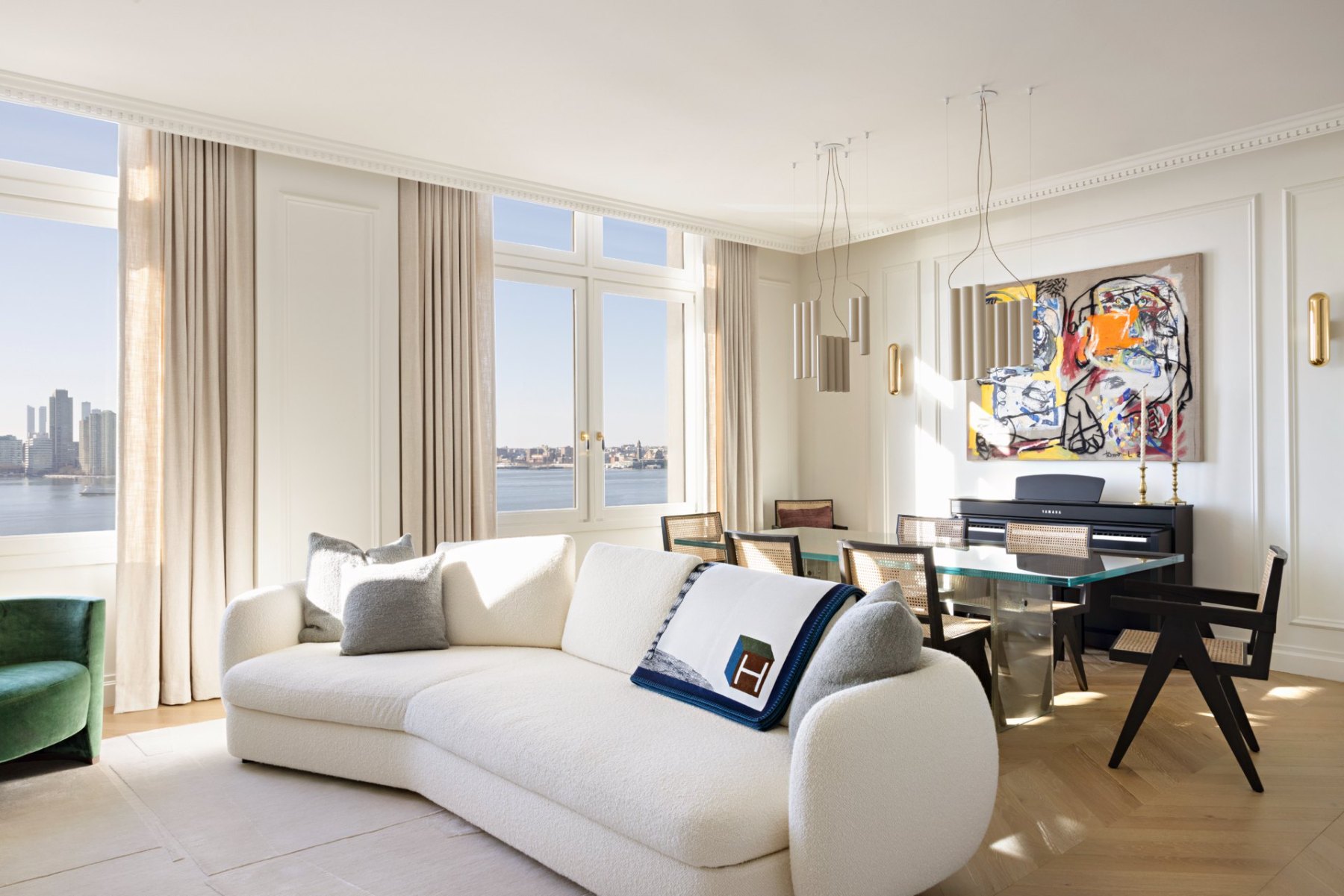 Living and dining room
