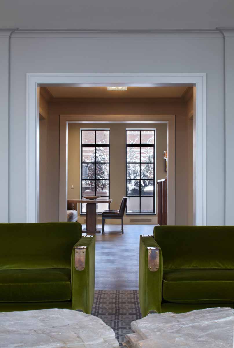 View through to the dining room