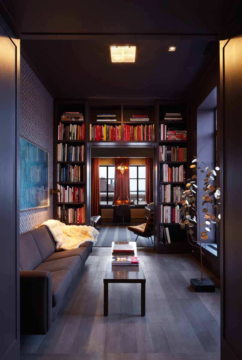 London Terrace penthouse, den and study