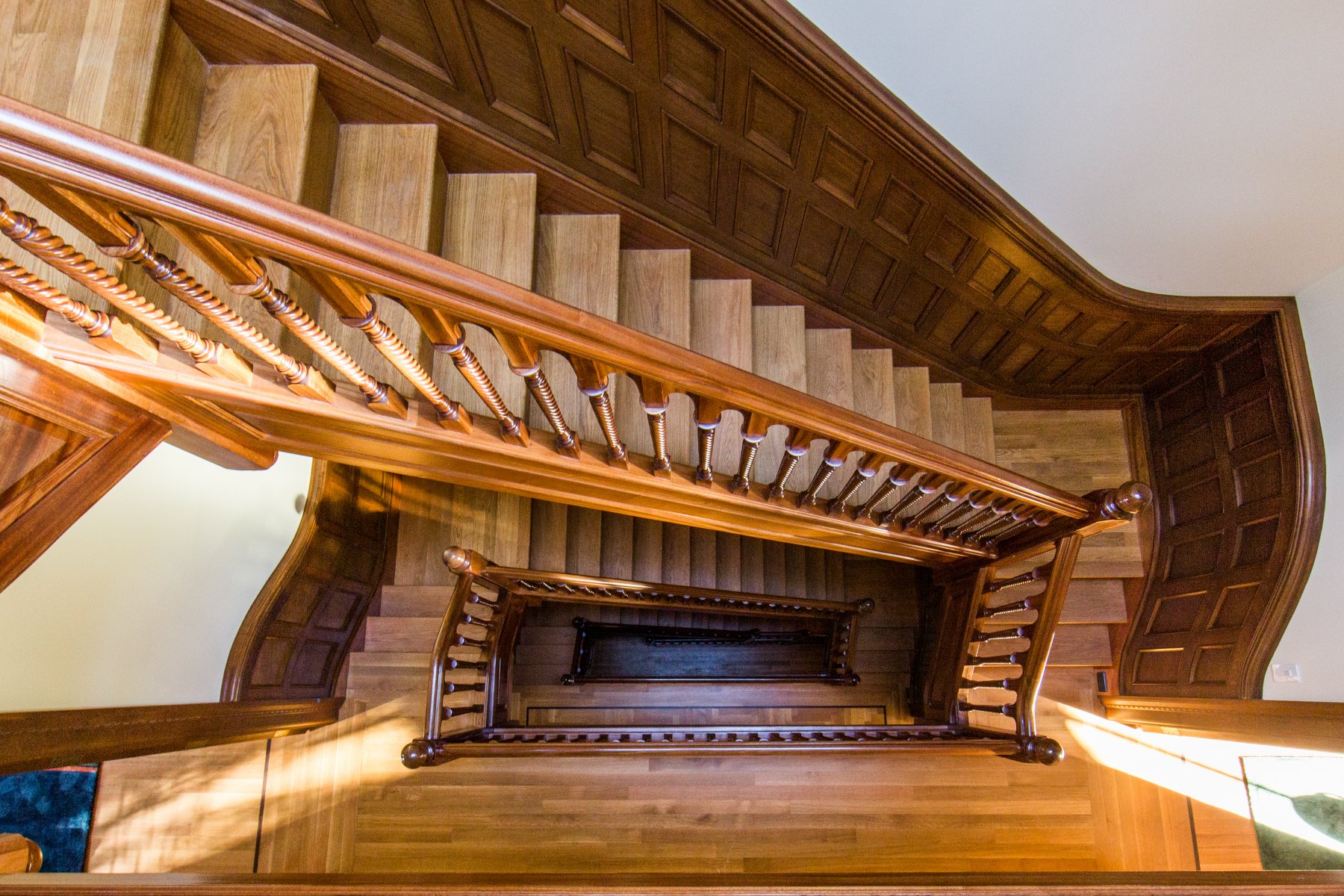 Staircase from above
