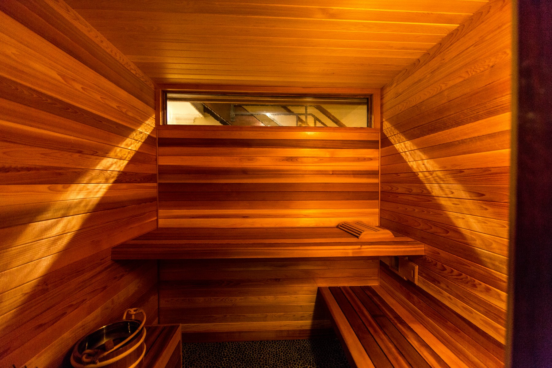 Cedar sauna
